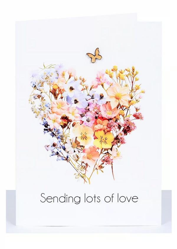 Sending Lots of Love Greeting Card