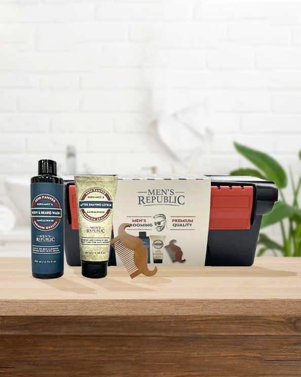 Men's 4pc Grooming Kit Including Tool Case