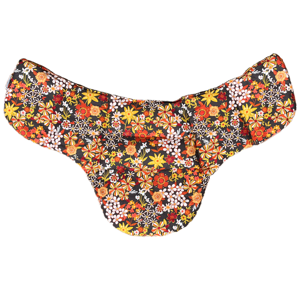 Neck Heat Pack Groovy Flowers - Black