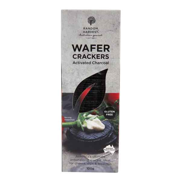 Wafer Crackers Charcoal 100g