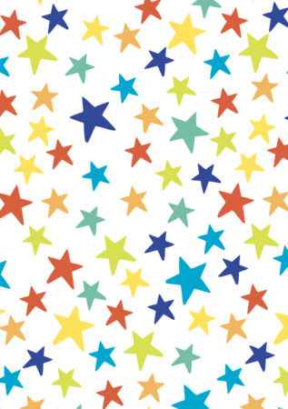 Wrapping Paper - Colourful Stars