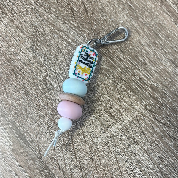 Keyring - "Throw Kindness around like confetti"