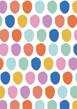 Wrapping Paper - Bright Colourful Spots