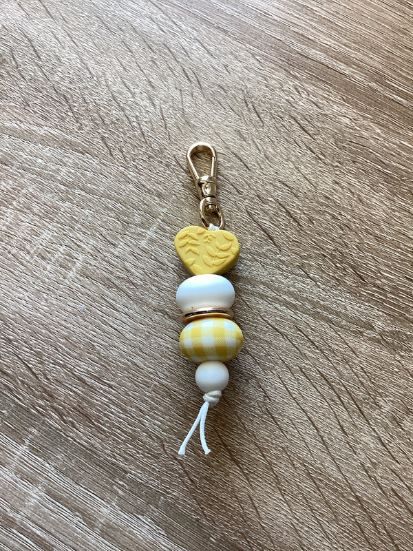 Keyring - Yellow Heart