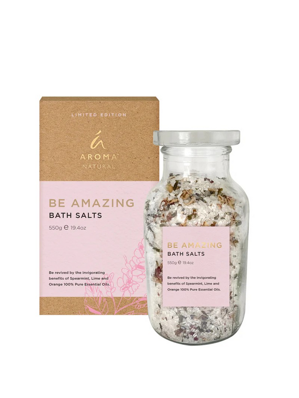 Aroma Natural Bath Salts | Be Amazing