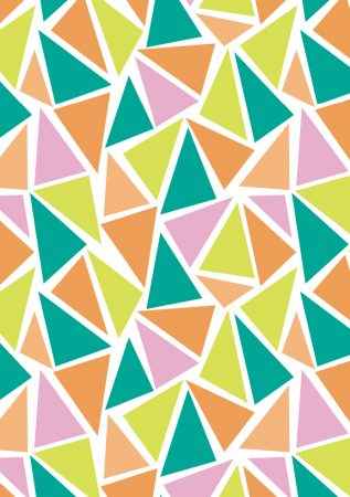 Wrapping Paper - Bright Triangle Pattern