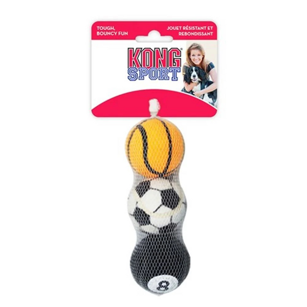 Kong Dog Sports Balls Assorted 3 Pack