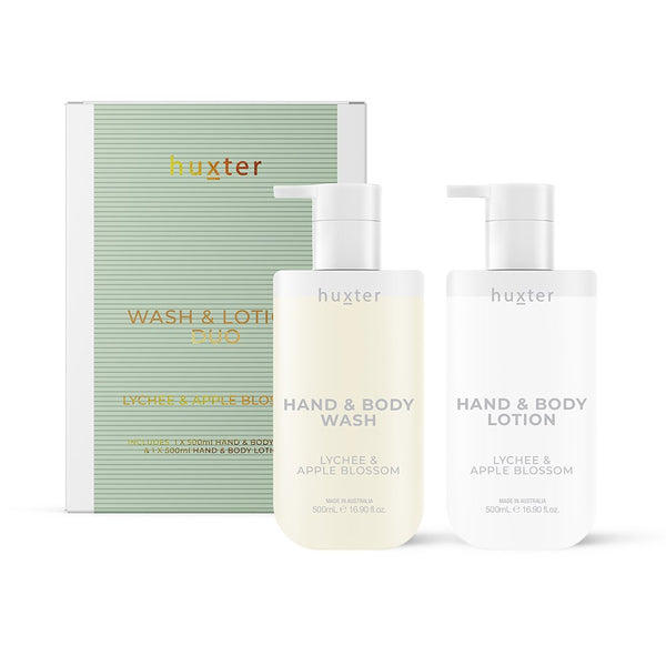 Hand Wash & Hand Lotion Duo - Lychee & Apple Blossom