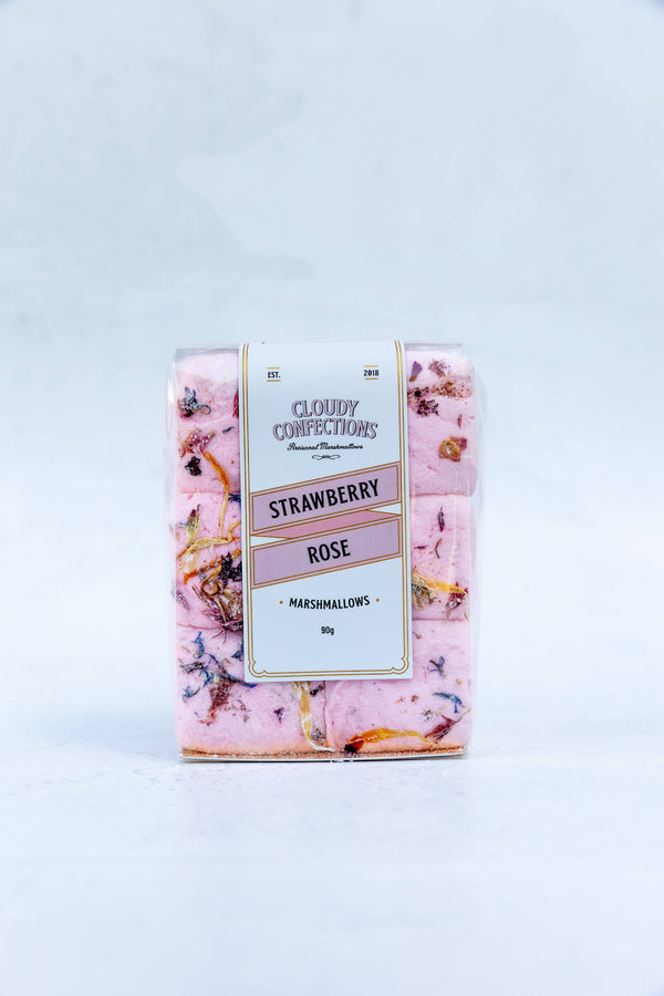 Strawberry Rose Marshmallows