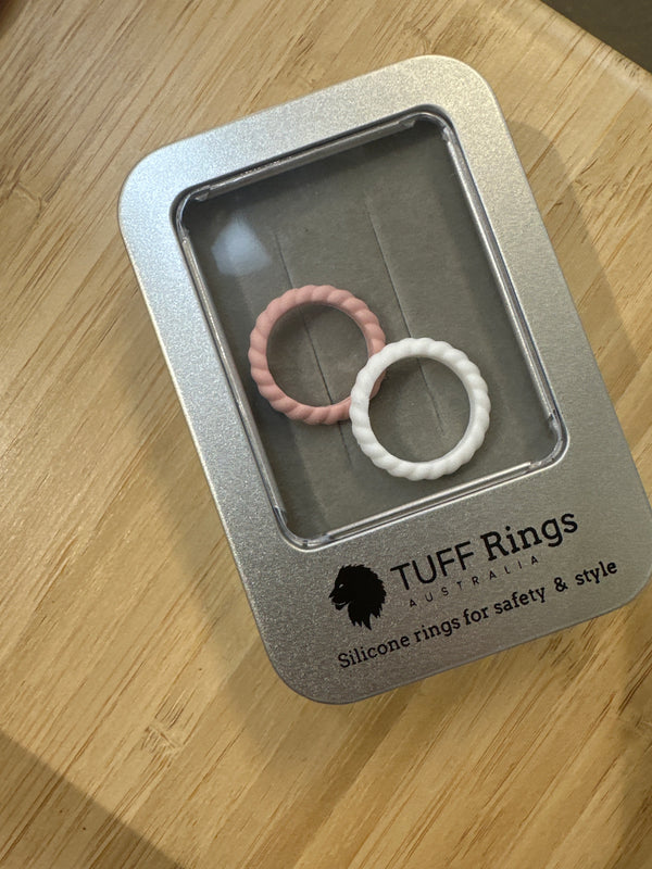 Ladies Tuff Rings Duo - Marshmallow