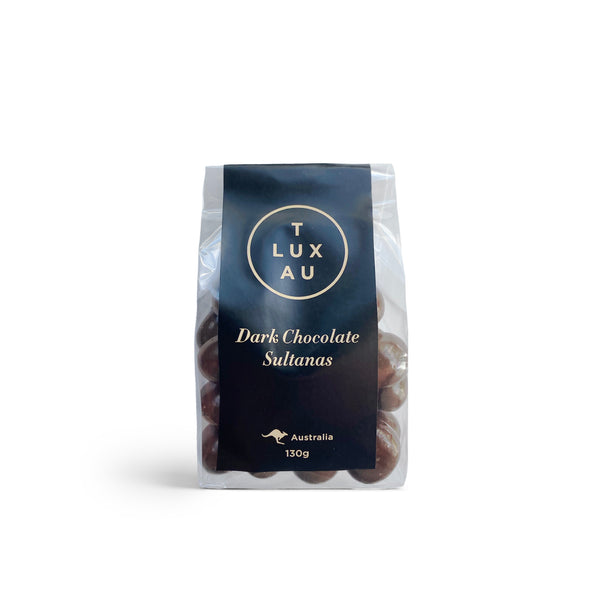 Dark Chocolate Sultanas - TLUXAU