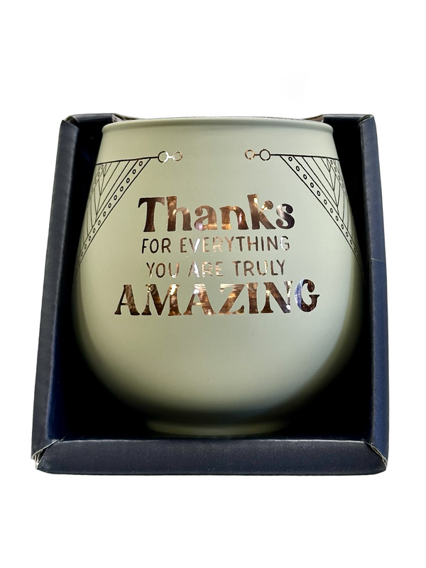 Mirror Candle Holder - Thanks