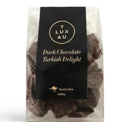 T LUX AU - Dark Chocolate Turkish Delight - 400g