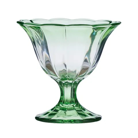 Abby Glass Footed Bowl