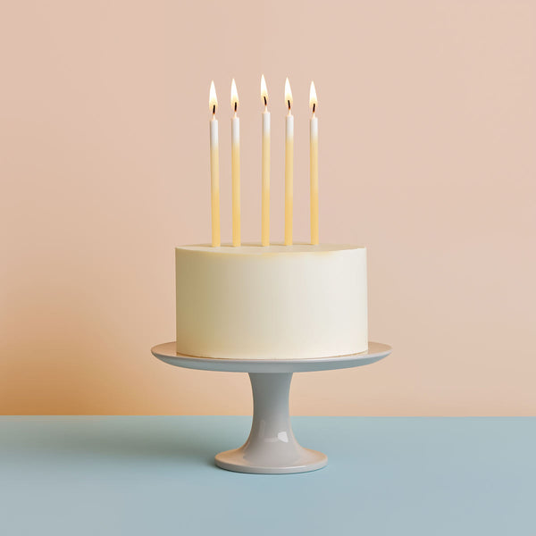 Gold Ombre Cake Candles
