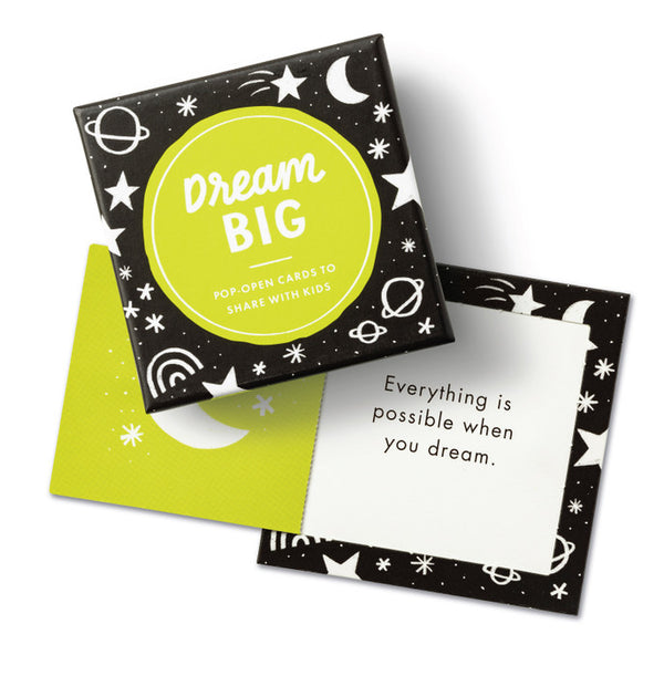 THOUGHTFULLS POP-OPEN CARDS – DREAM BIG