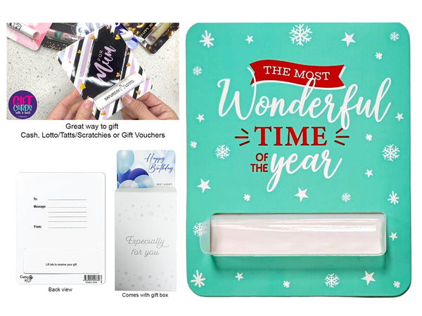 Gift Card With A Twist - Most Wonderful Time Of Year