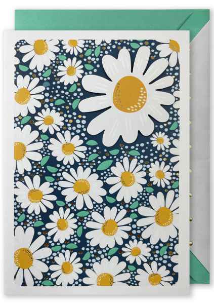 Embellished Card - Daisy