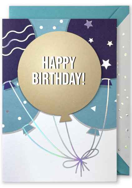 Embellished Card - 'Happy Birthday'