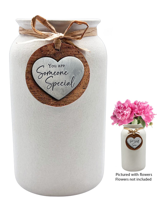 Heartfelt Mason Jar Vase - Someone Special