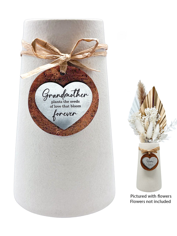 Heartfelt Taper Vase - Grandmother