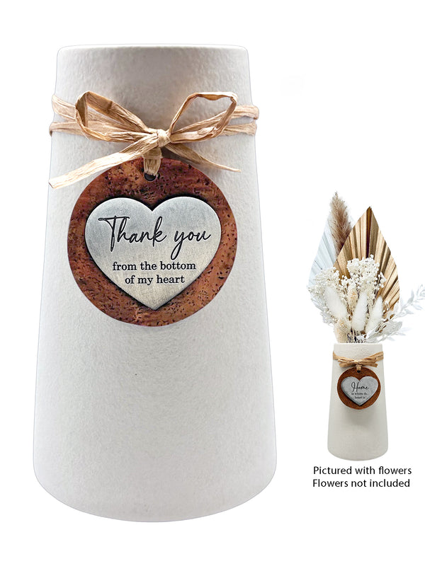 Heartfelt Taper Vase - Thank You