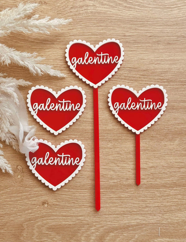 Valentine's Flower Stake