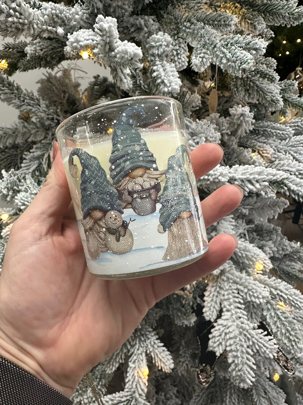 Christmas Candle- Bluey Gnomes 180g