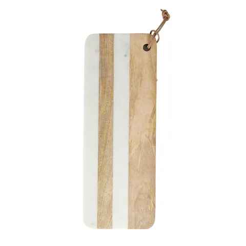 Mira Rectangle Marble & Wood Board