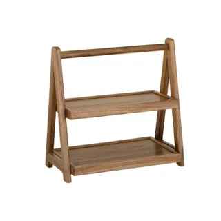 Gusto Wood 2 Tier Shelf