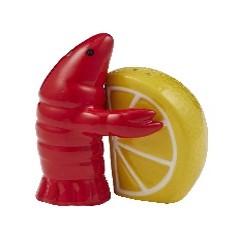Prawn & Lemon Set of 2 Salt & Pepper shakers