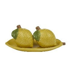 Limone 3 Pce Ceramic Salt & Pepper Set