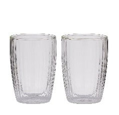 Vetro Set of 2 Double Wall Latte Glass