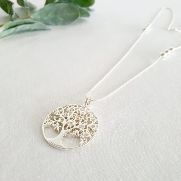 EVERYDAY - SILVER TREE NECKLACE**