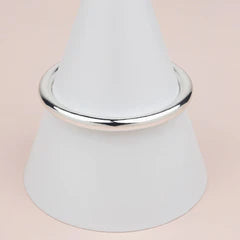 Silver Wide Bangle**