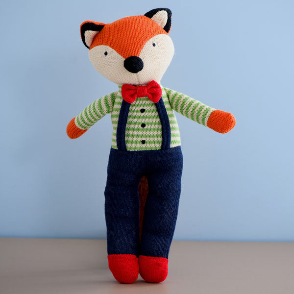 Baby Boo Knitted Toy - Fox