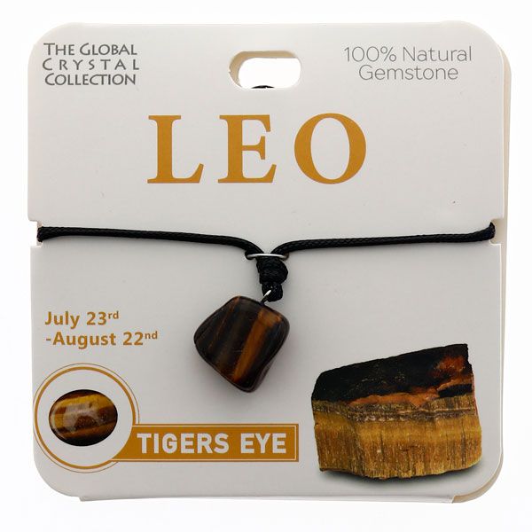 Tigers Eye Natural Gem Necklace - 'Leo'