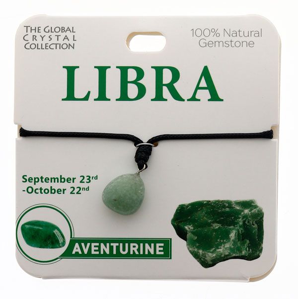 Aventurine Natural Gem Necklace - 'Libra'