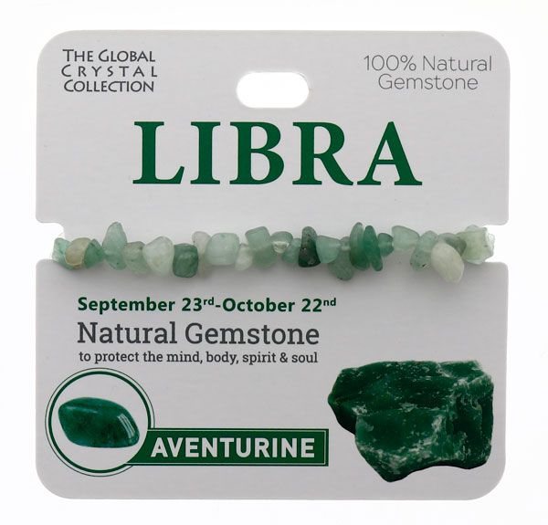 Aventurine Natural Gem Bracelet - 'Libra'