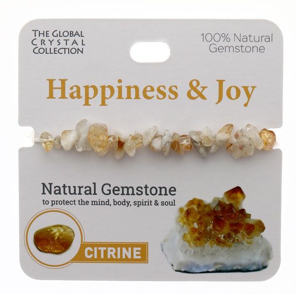 Citrine Natural Gem Bracelet - 'Happiness & Joy'