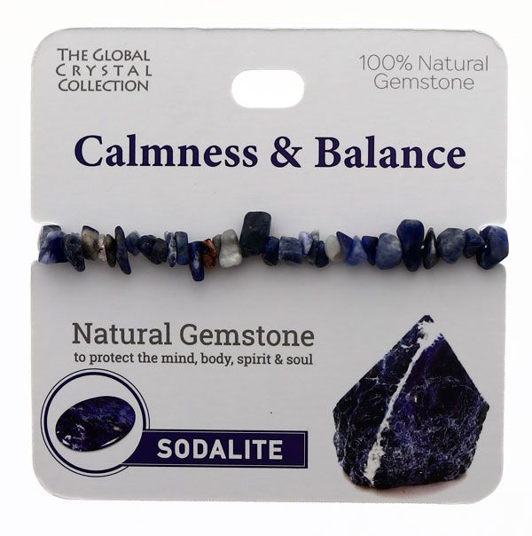 Sodalite Natural Gem Bracelet - 'Calmness & Balance'