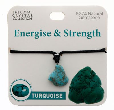 Turquoise- Natural Gemstone Necklace - 'Energise & Strength'