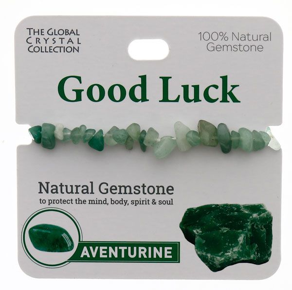 Aventurine Natural Gem Bracelet - 'Good Luck'