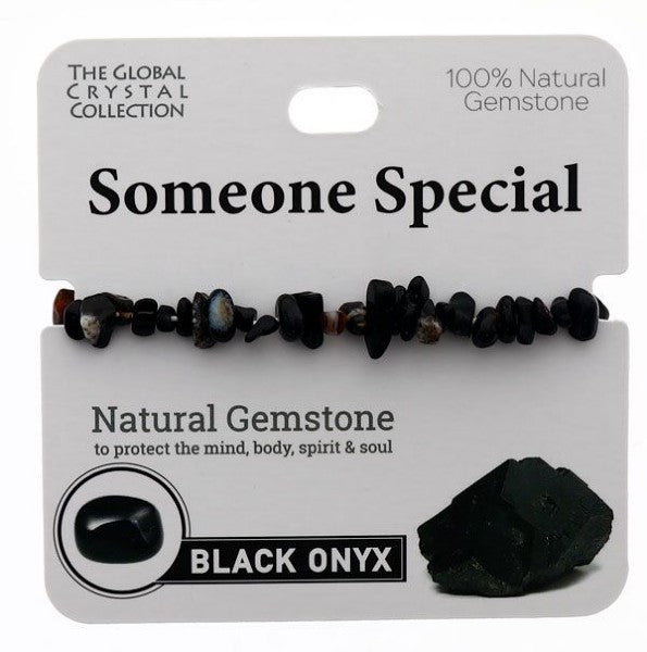 Black Onyx Natural Gem Bracelet - 'Someone Special"