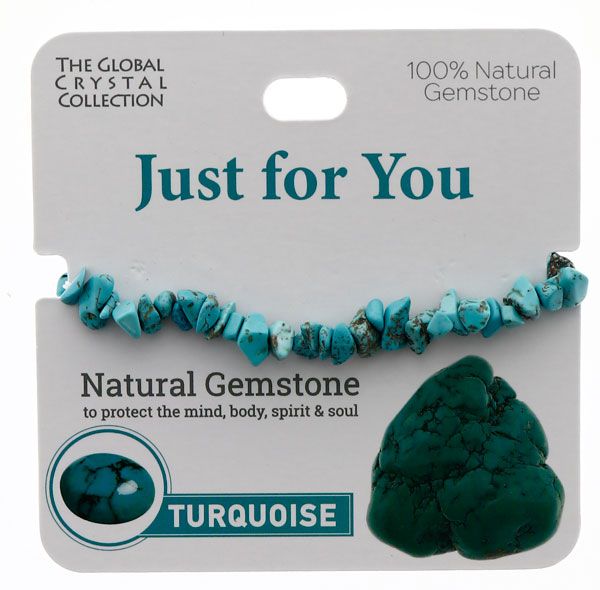 Turquoise- Natural Gemstone Bracelet - 'Just For You'