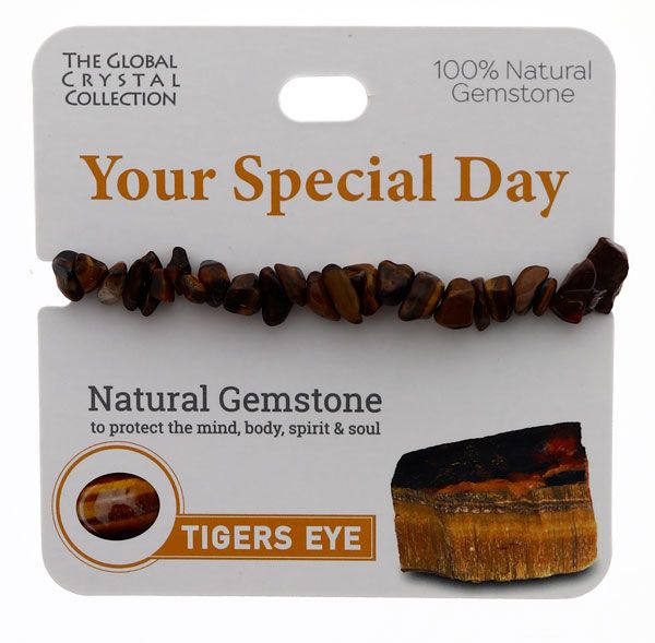 Tigers Eye Natural Gem Bracelet - 'Your Special Day'