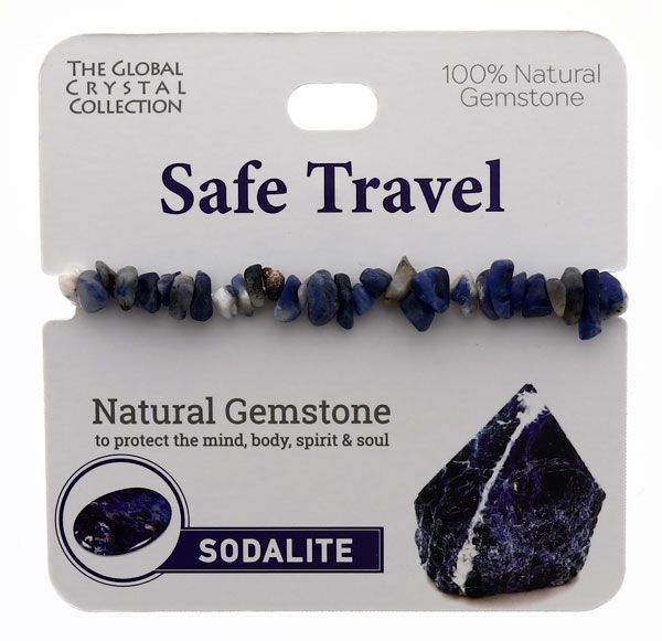 Sodalite Natural Gem Bracelet - 'Safe Travel'