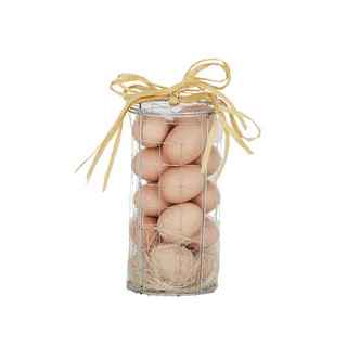 18Pcs Eggs In Net Basket - Natural