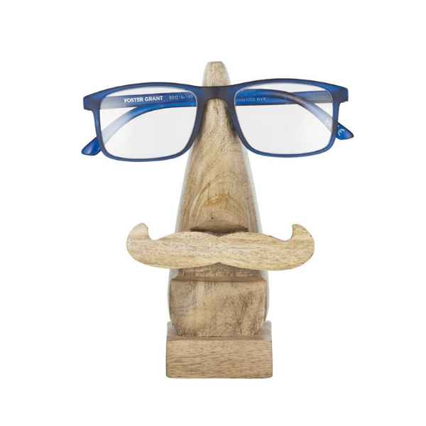 'His' Wood Glasses Holder