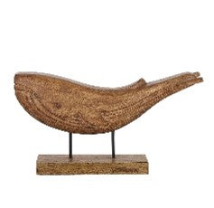 Winston Whale Wood Sculpture